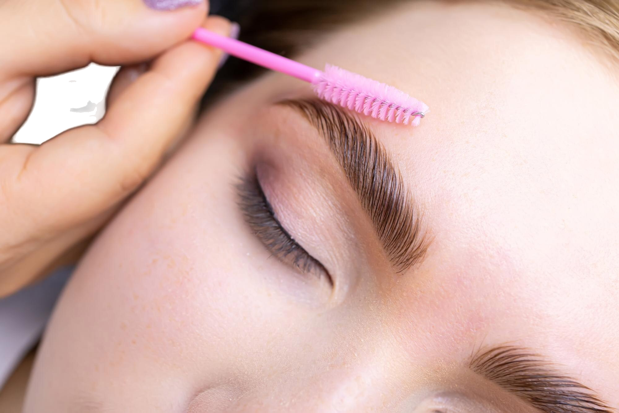 Eyebrow lamination service